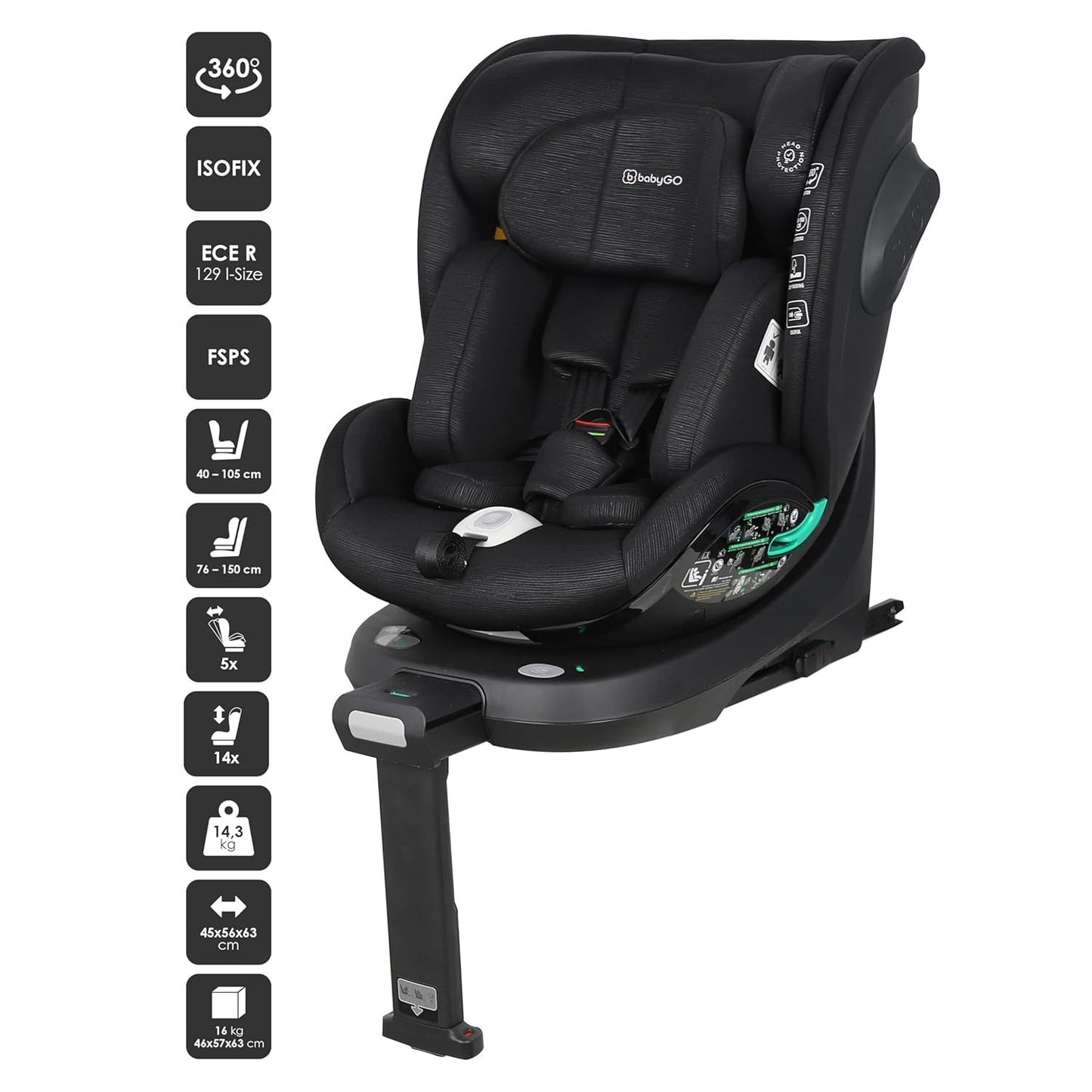 BabyGO Prime 360 i-Size