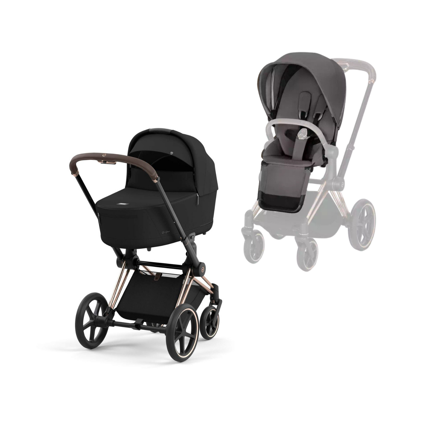 Cybex Priam 3.5 in Rosegold Kombikinderwagen 2 in 1