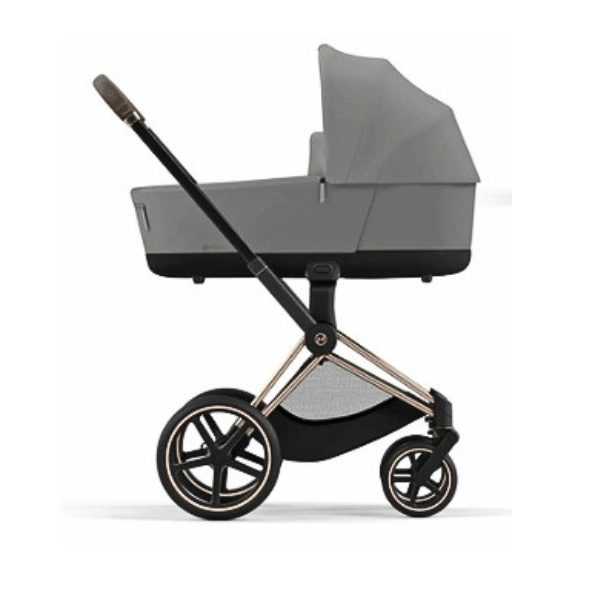Cybex Priam 4 Mirage Grey Babywanne + Pearl Grey Seat Pack