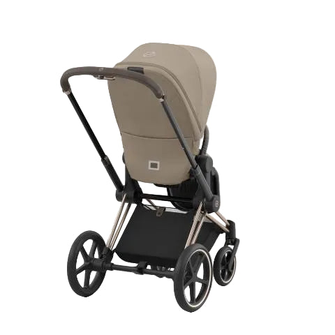 Cybex Priam 4 Kombi-Kinderwagen Rosegold / Simply Flowers beige + Cozy Beige