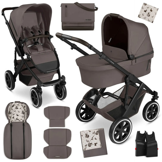 ABC Design Kombi-Kinderwagen SET Salsa 5 Air - Marron