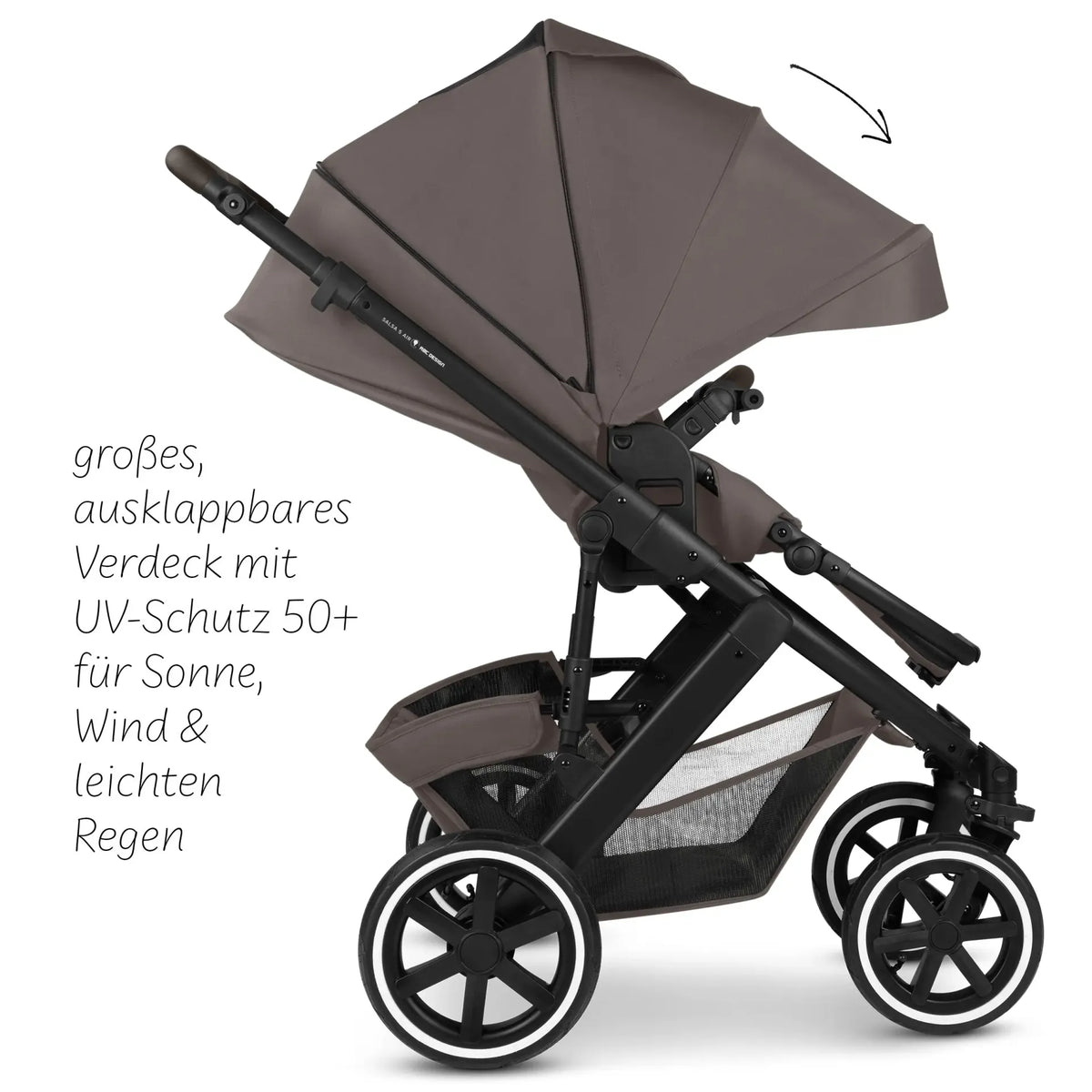 ABC Design Kombi-Kinderwagen SET Salsa 5 Air - Marron