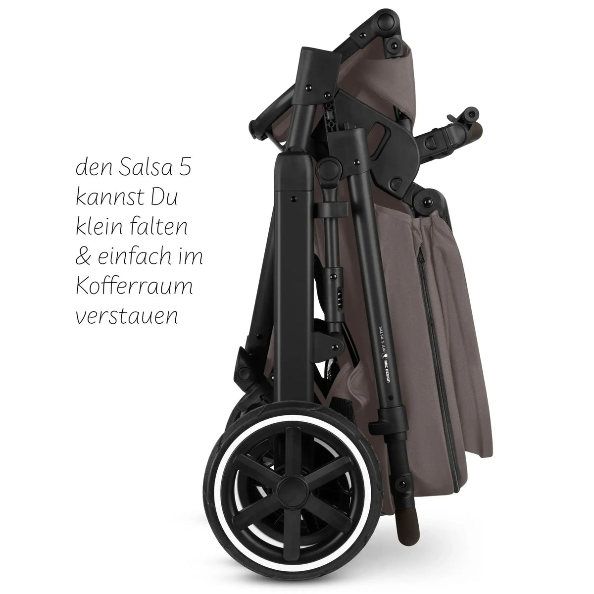 ABC Design Kombi-Kinderwagen SET Salsa 5 Air - Marron