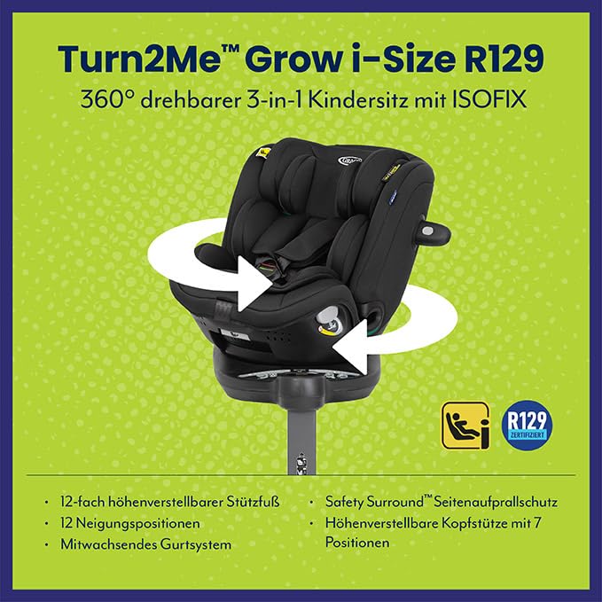 Graco Turn2Me™ Grow i-Size R129 Babyland Bünde