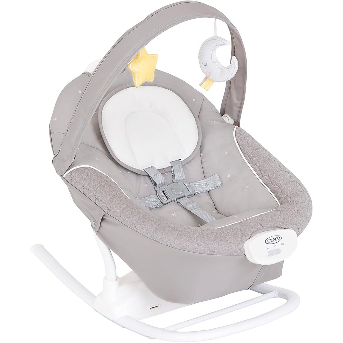 Graco SoftSway 2 in 1 elektrische Babyschaukel und Wippe - Starlight