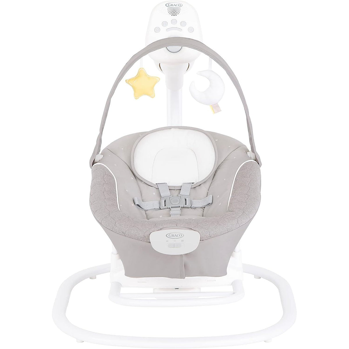 Graco SoftSway 2 in 1 elektrische Babyschaukel und Wippe - Starlight