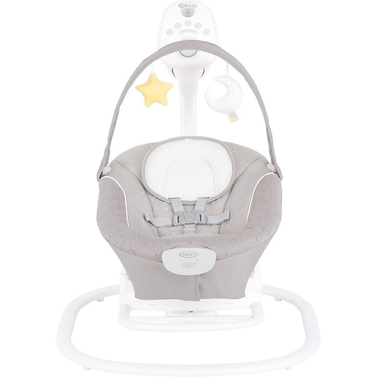 Graco SoftSway 2 in 1 elektrische Babyschaukel und Wippe - Starlight