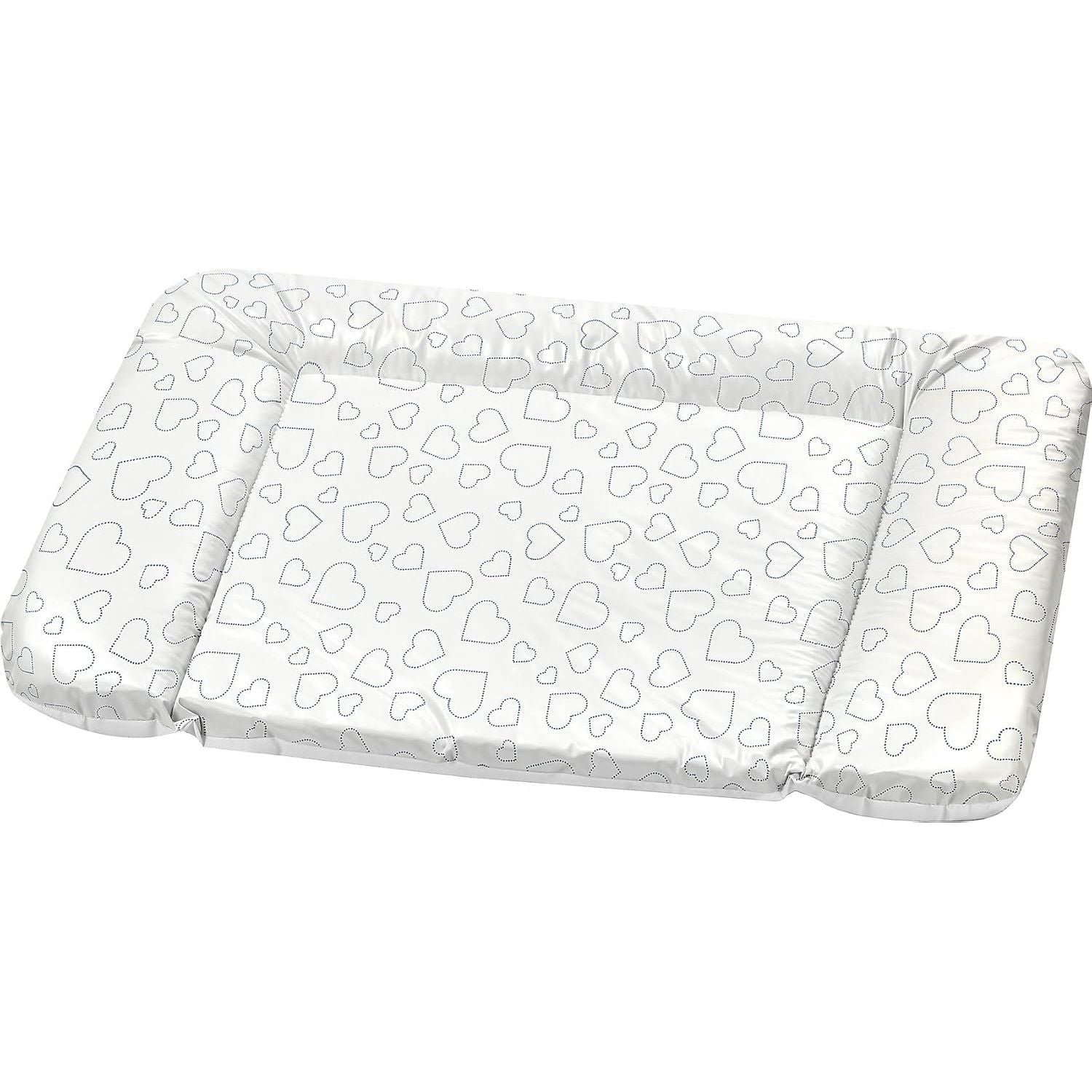 Wickelauflage Molly Hearts white, 75x85 cm