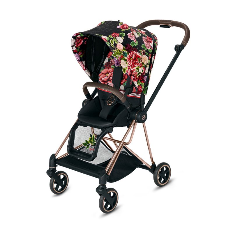 Cybex Mios Rosegold Dark Spring Blossom
