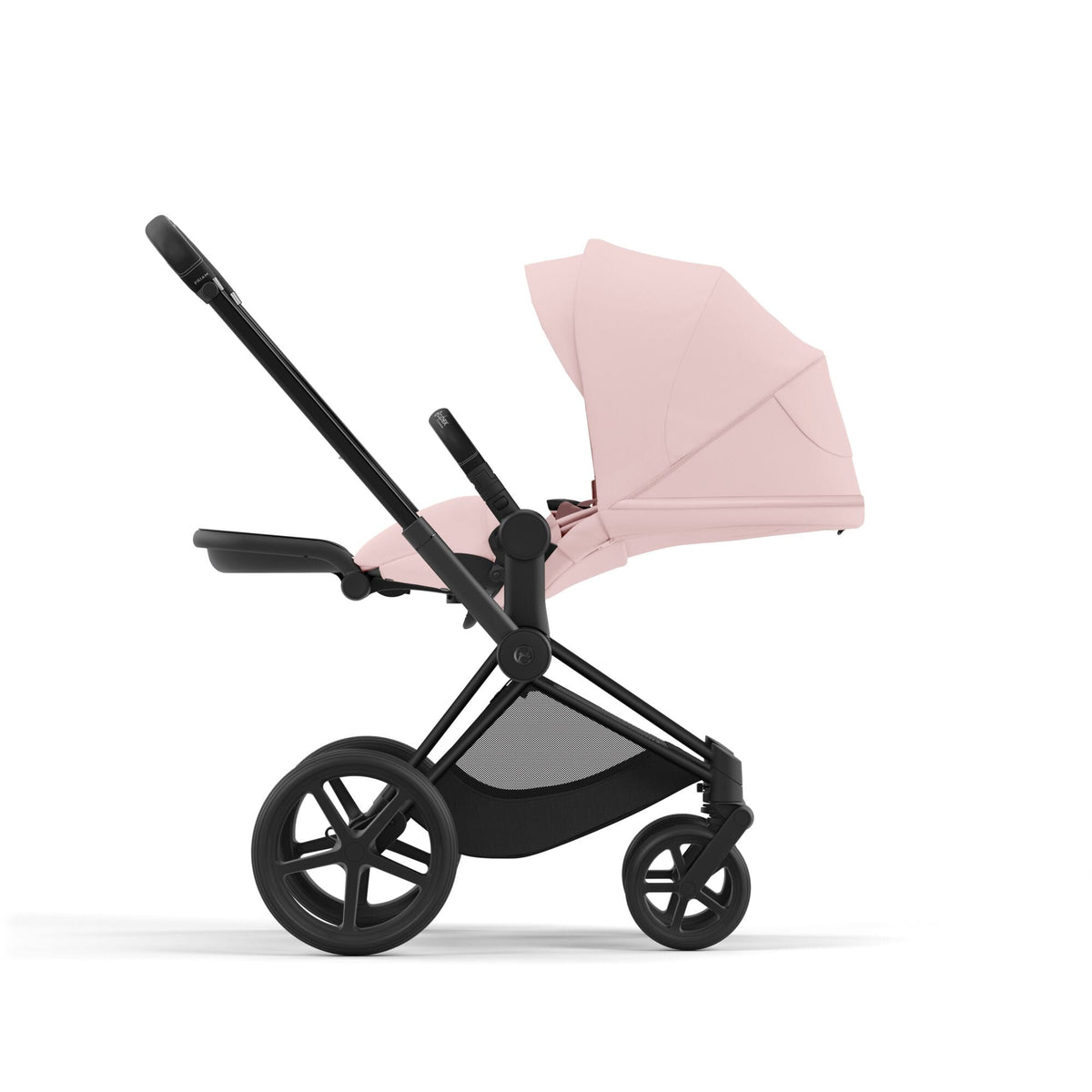 Cybex Priam 4 Kombi-Kinderwagen (Peach Pink / Matt Black)