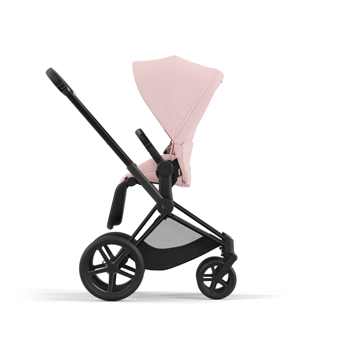 Cybex Priam 4 Kombi-Kinderwagen (Peach Pink / Matt Black)