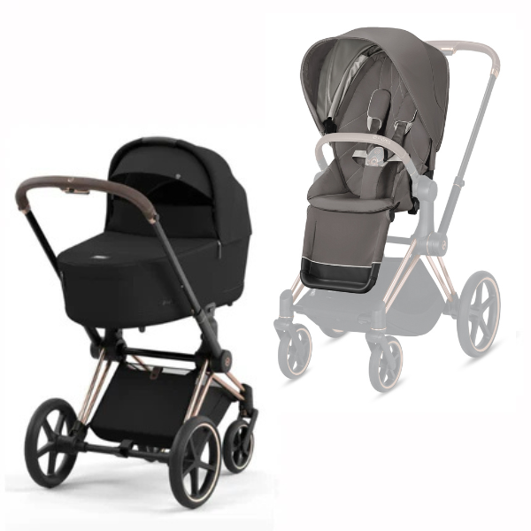 Cybex Priam 3.5 in Rosegold Kombikinderwagen 2 in 1