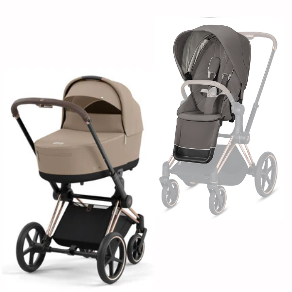 Cybex Priam 3.5 in Rosegold Kombikinderwagen 2 in 1