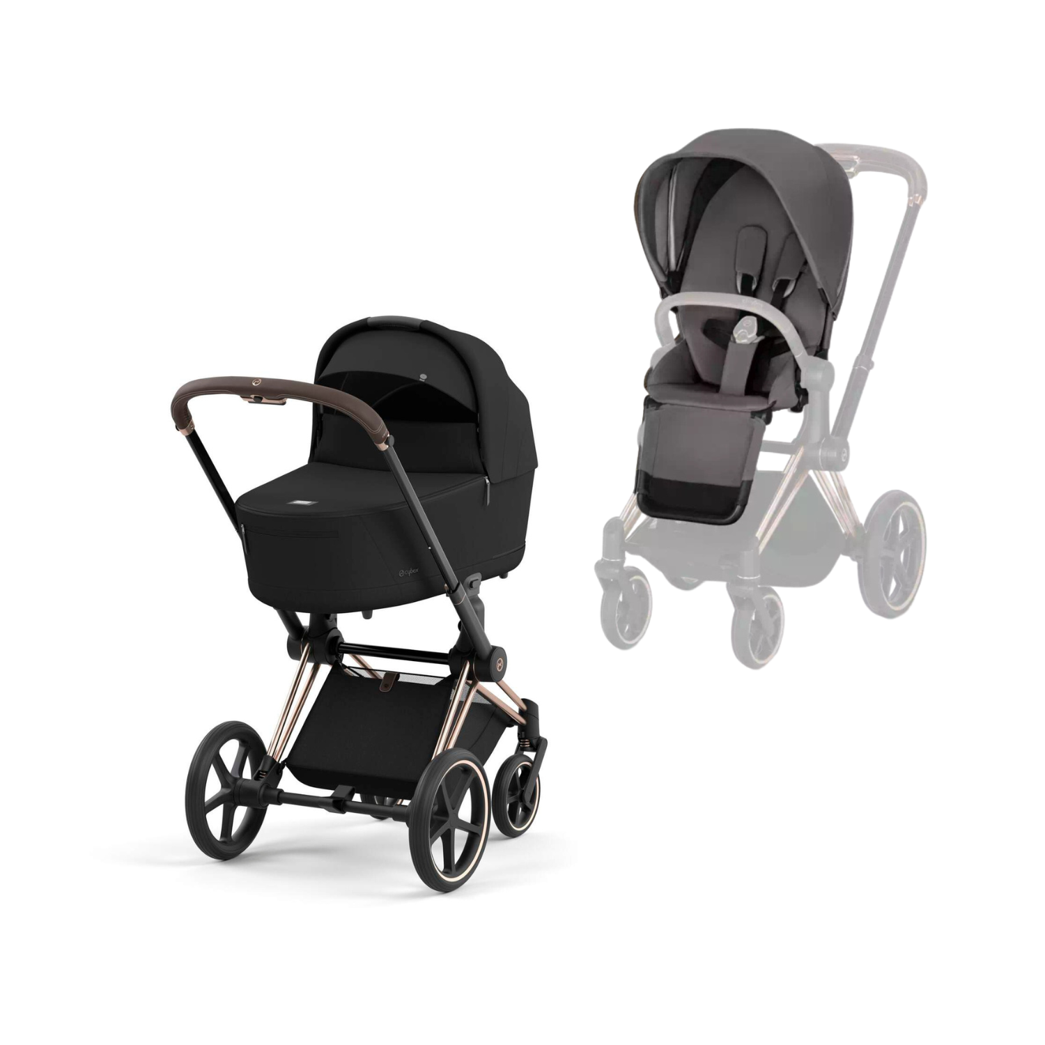 Cybex Priam 3.5 in Rosegold Kombikinderwagen 2 in 1 Babyland Bünde
