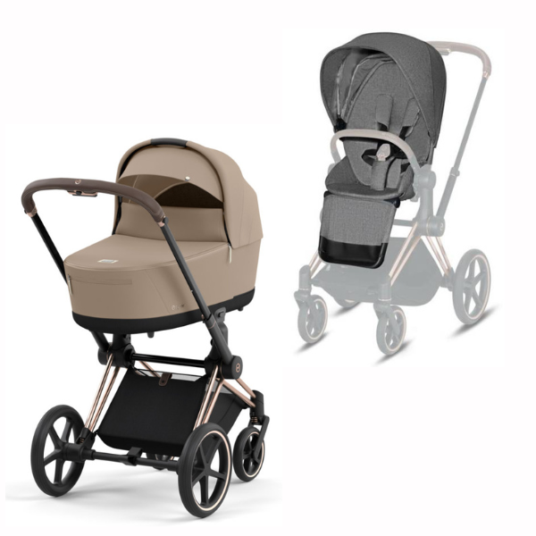 Cybex Priam 3.5 in Rosegold Kombikinderwagen 2 in 1