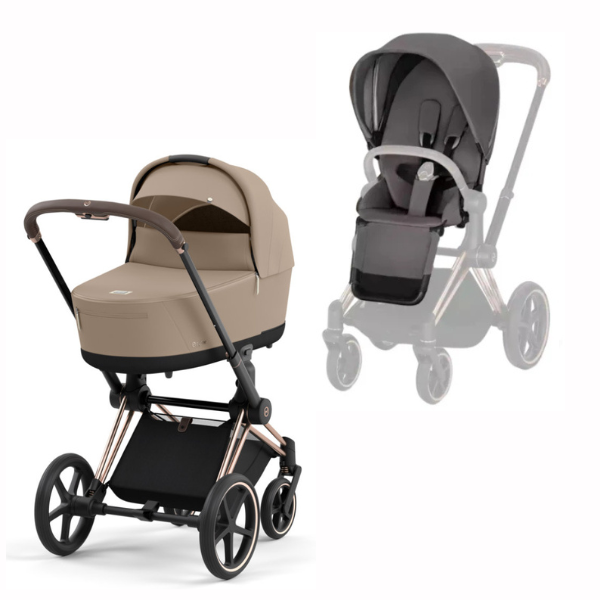 Cybex Priam 3.5 in Rosegold Kombikinderwagen 2 in 1