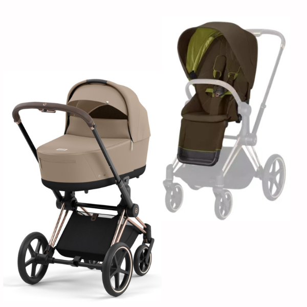 Cybex Priam 3.5 in Rosegold Kombikinderwagen 2 in 1