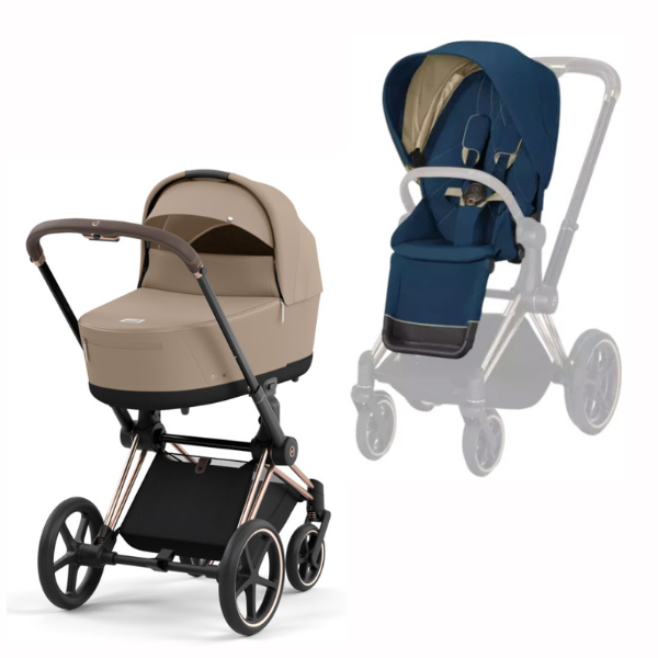 Cybex Priam 3.5 in Rosegold Kombikinderwagen 2 in 1
