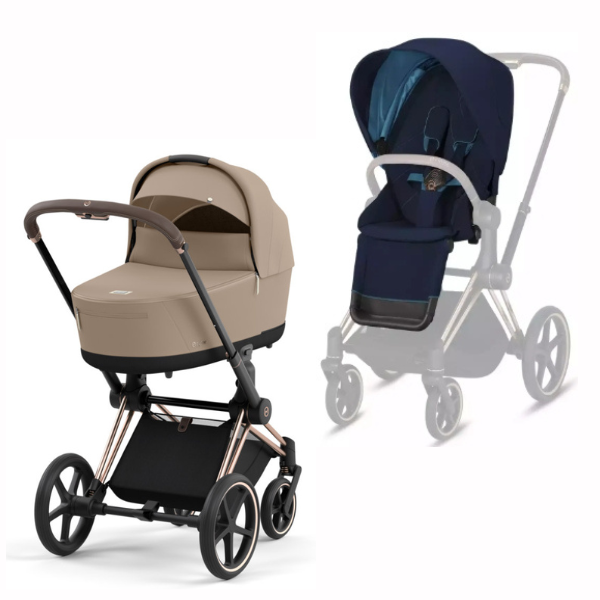 Cybex Priam 3.5 in Rosegold Kombikinderwagen 2 in 1