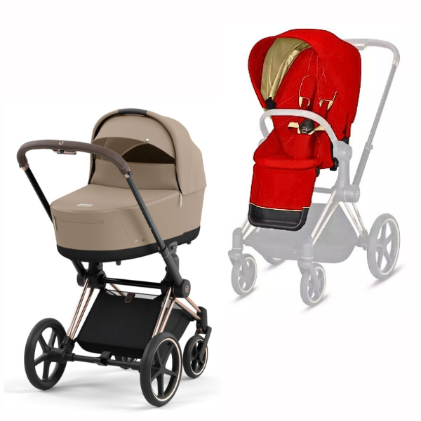 Cybex Priam 3.5 in Rosegold Kombikinderwagen 2 in 1
