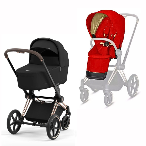 Cybex Priam 3.5 in Rosegold Kombikinderwagen 2 in 1