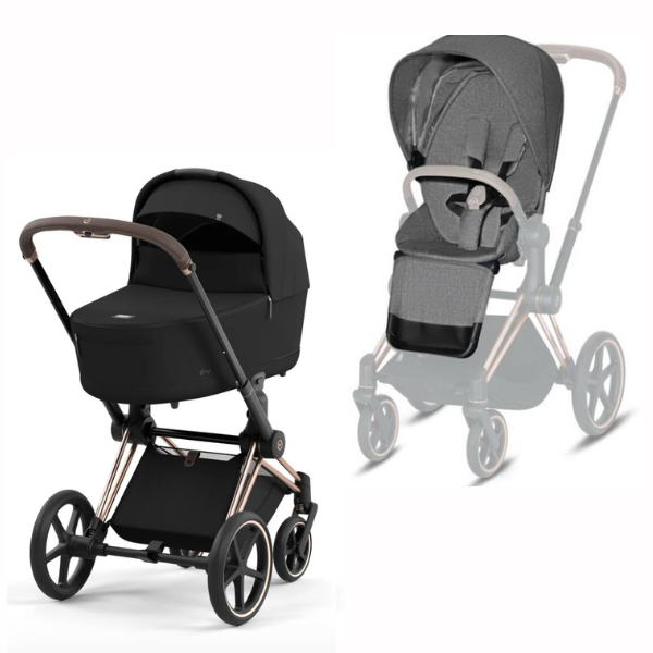Cybex Priam 3.5 in Rosegold Kombikinderwagen 2 in 1
