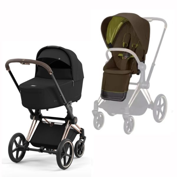 Cybex Priam 3.5 in Rosegold Kombikinderwagen 2 in 1