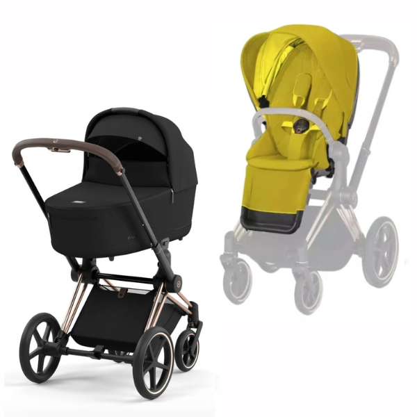 Cybex Priam 3.5 in Rosegold Kombikinderwagen 2 in 1