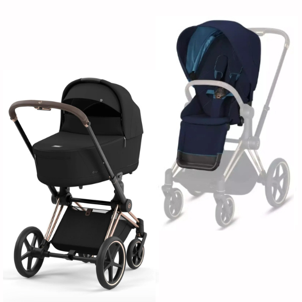 Cybex Priam 3.5 in Rosegold Kombikinderwagen 2 in 1