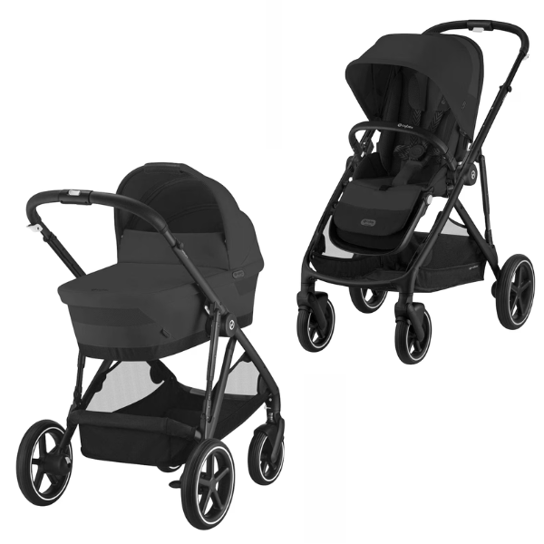 Cybex Gazelle S Kombi-Kinderwagen Moon Black