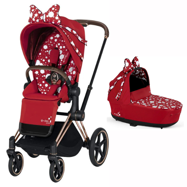 Cybex Priam Kinderwagen Petticoat by Jeremy Scott (Gestell in Roségold)