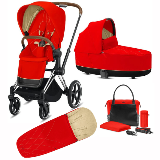 Cybex Priam 3.5 Autumn Gold / Chrome Brown + extra Zubehör