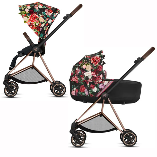 Cybex Mios Rosegold Dark Spring Blossom