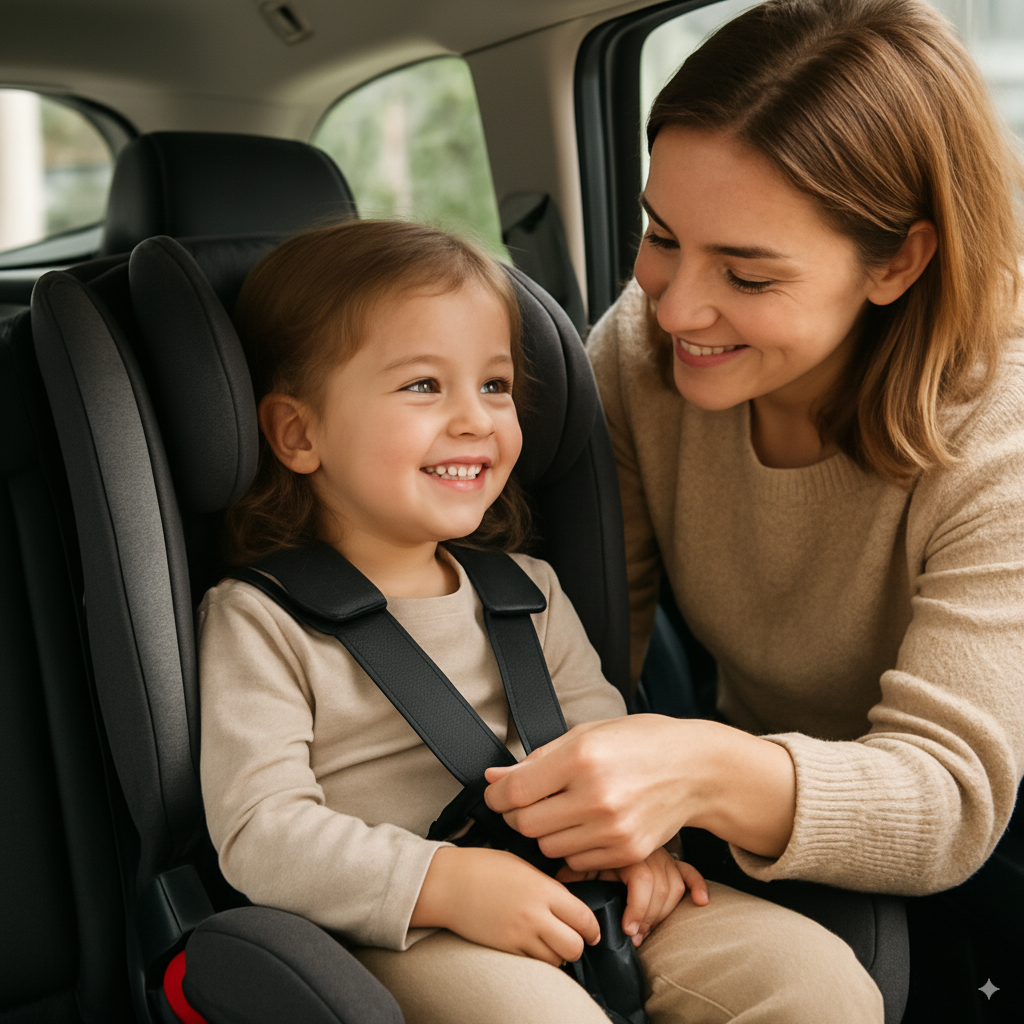 Mutter & Tochter im Auto