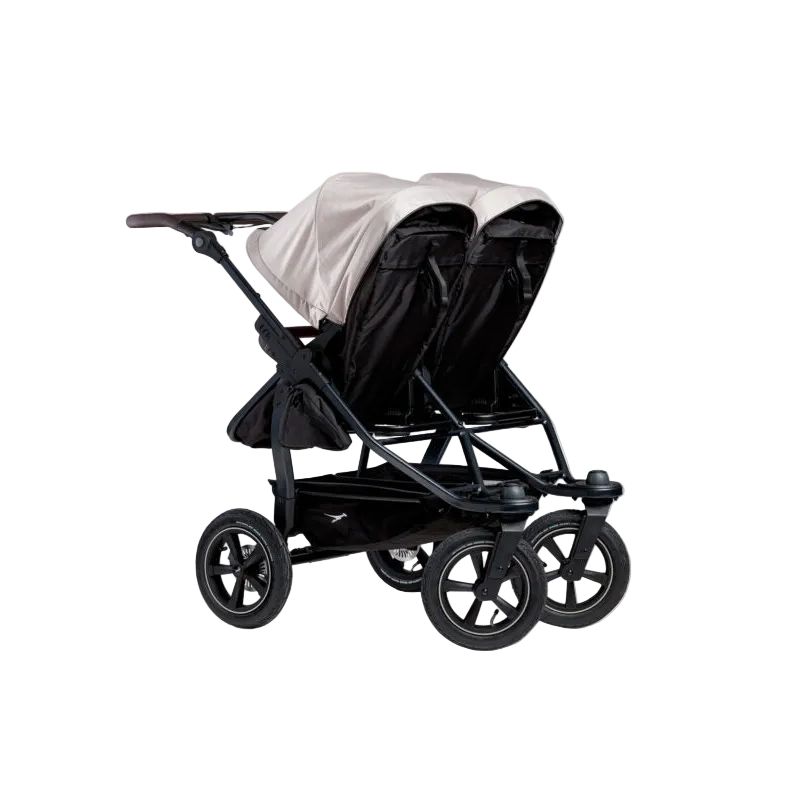 TFK Duo 2 Kombi Zwillingskinderwagen Set 2in1 Luftbereifung – Sand