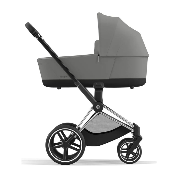 Cybex Priam 4 Mirage Grey Babywanne + Pearl Grey Seat Pack
