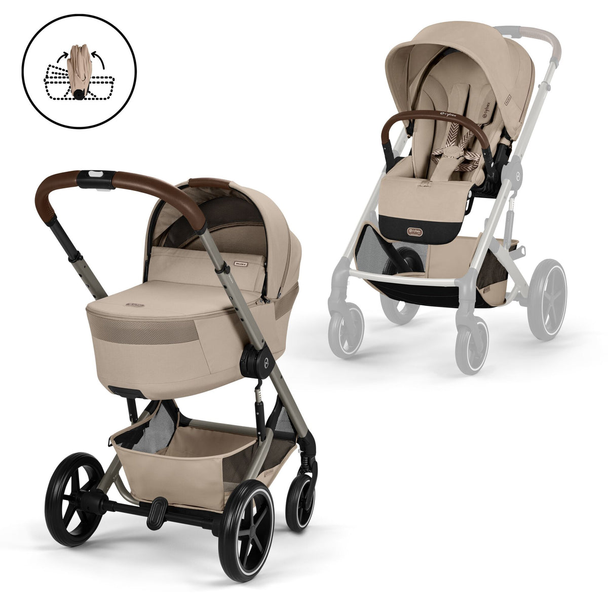 Cybex Balios S Lux mit Fold Cot